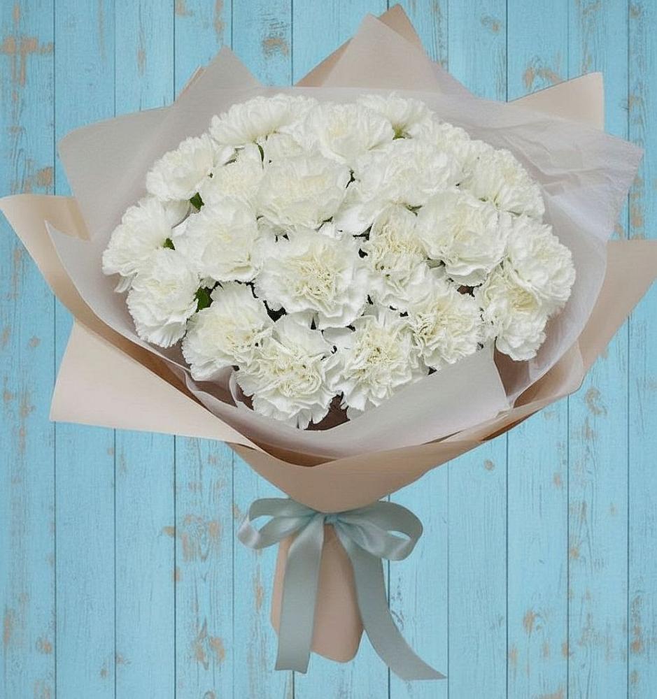 Букет цветов из: Гвоздики в Левокумке