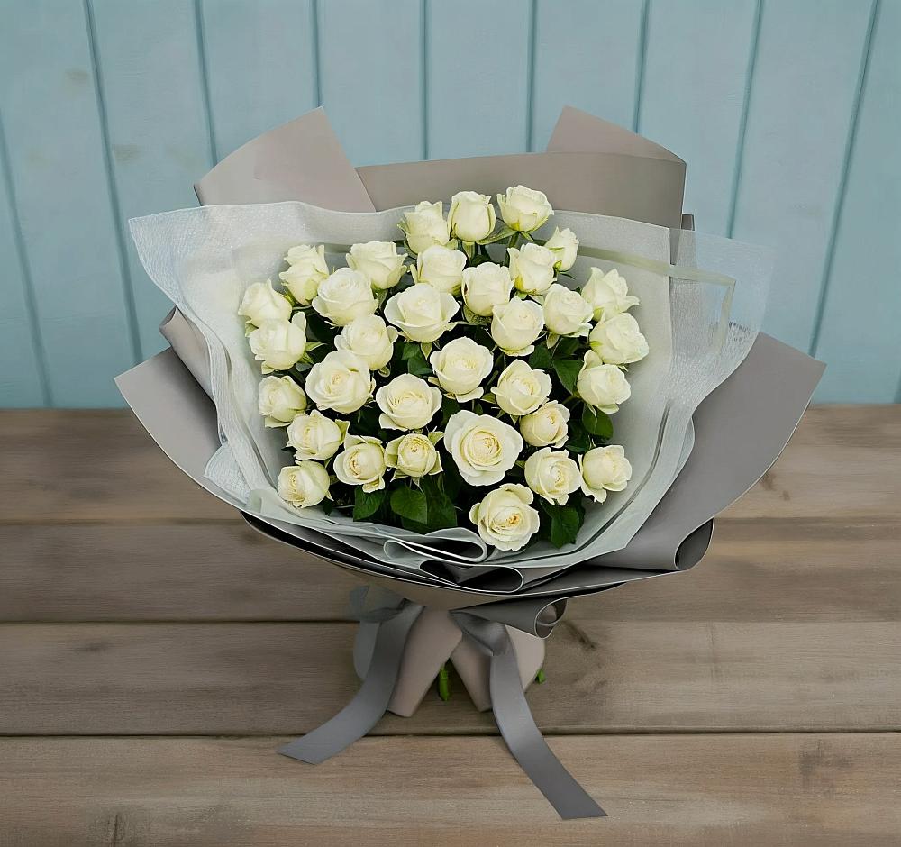 Букет Белоснежная нежность в Левокумке