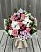 Букет цветов из: Альстромерии, Гвоздики, Розы и Хризантемы в Левокумке