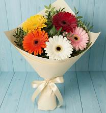 Букет цветов из:  Герберы в Левокумке