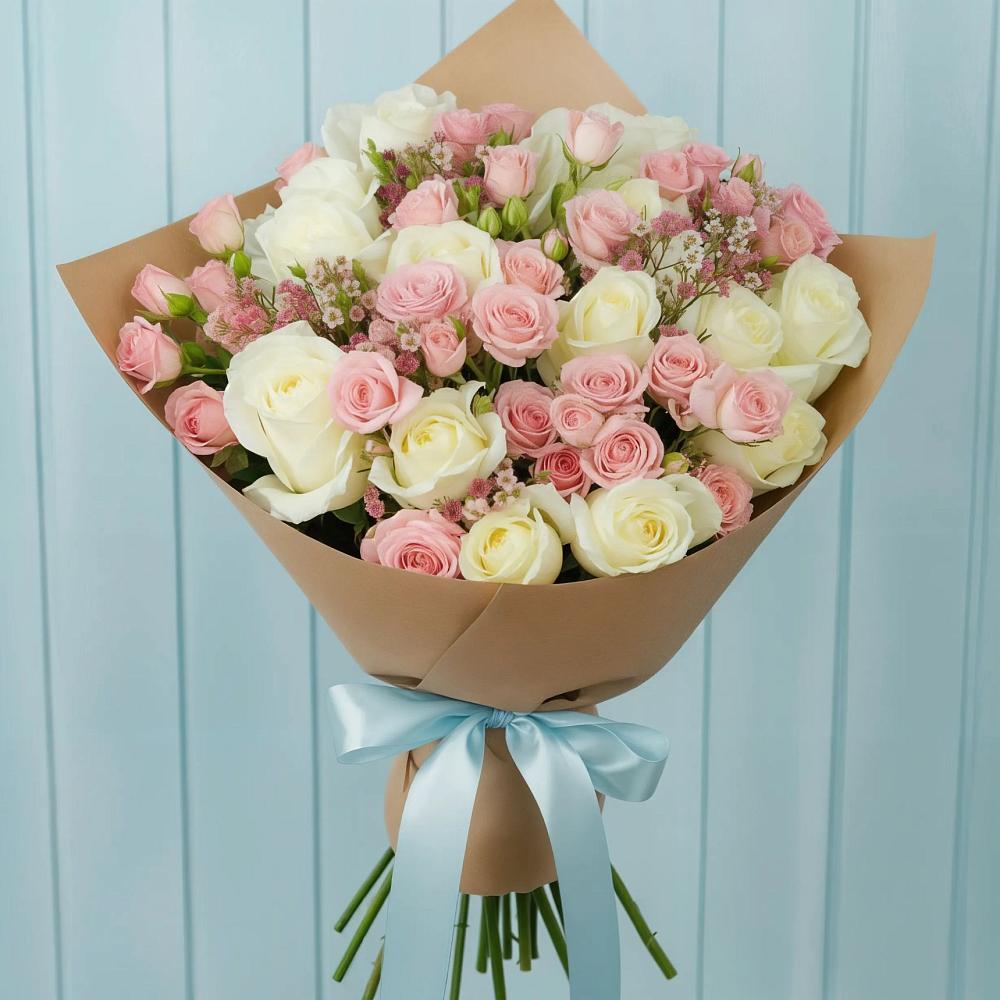 Букет цветов из: Розы в Левокумке