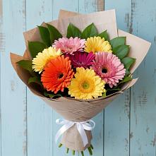 Букет цветов из:  Герберы #REPLACE_PRED# Левокумке
