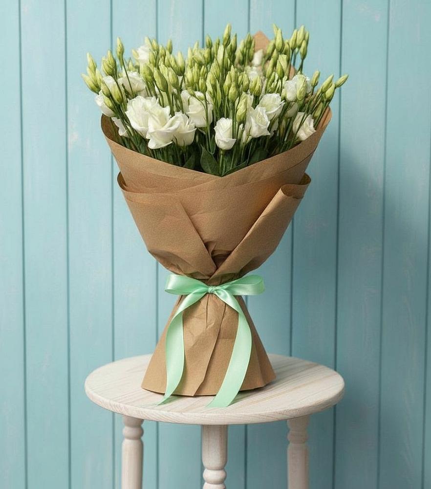 Букет цветов из: Лизиантусы в Левокумке