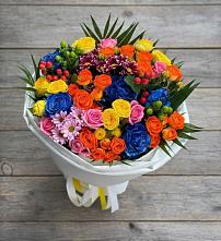 Букет цветов из:  Розы и Хризантемы #REPLACE_PRED# Левокумке