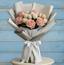 Букет цветов из:  Розы #REPLACE_PRED# Левокумке