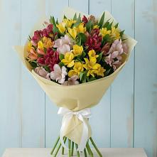 Букет цветов из:  Альстромерии #REPLACE_PRED# Левокумке