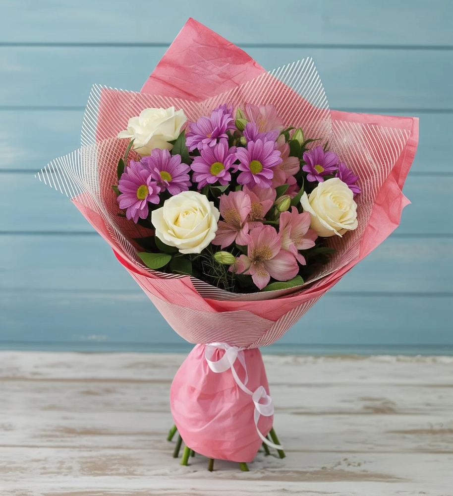 Букет цветов из: Герберы в Левокумке